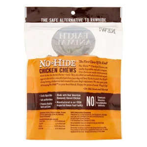 Earth Animal Dog Chews NO HIDE Chicken - 4 Inches - 2 Pack