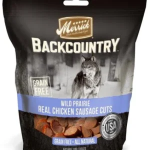 Merrick Treats Wild Prairie Chicken Sausage Natural Dog Chews - 5 oz Bag