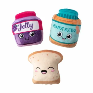 PetShop by Fringe Studio Sticky Situation Plush Dog Toy Set Small 3 ct