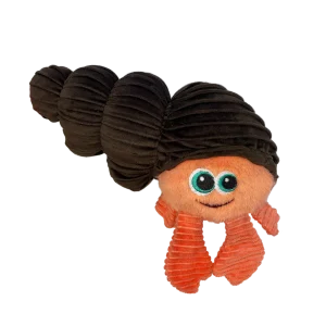 Kong Cuteseas Rufflez Hermit Crab Toy for Dogs (Brown)
