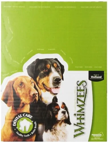 Whimzees Brushzees Toothbrush Oral Health Fresh Breath Bulk Dental Dog Chews Treats - Image 2