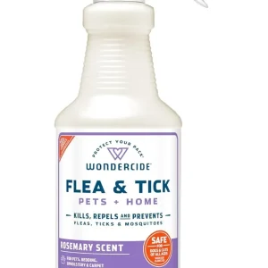 Wondercide Mosquito Flea and Tick Spray for Pets and Home - Rosemary - 16 oz Bottle