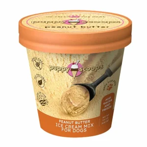 Puppy Cake Scoops Ice Cream Mix Peanut Butter Pint Large 4.65 oz