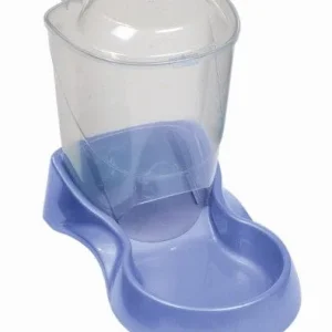 Van Ness Circular Bowl Gravity Auto Feeder with Hinged Top Cat and Dog Feeder