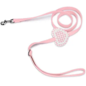 Susan Lanci Pink is Love 3 Layer Heart Leash