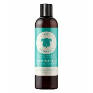 KIN + KIND Organic Skin and Coat Oatmeal Cat and Dog - Jasmine and Lily - 12 oz Bottle