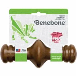 Benebone Dog Chews Zaggler Bacon - Medium