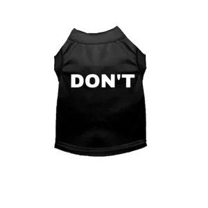 DON'T Dog Shirt & Dress - David Rose-Inspired Dog Apparel by Bark Fifth Avenue