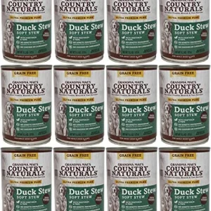 Grandma Mae's Country Naturals Dog Ultra Grain-Free Duck -13.2 Oz - Case of 12