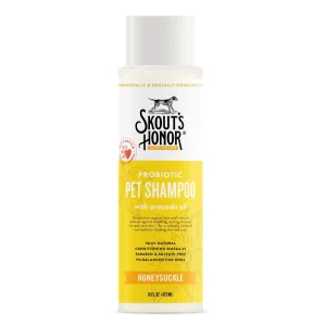 Skout's Honor Cat and Dog Shampoo - Honeysuckle - 16 oz Bottle