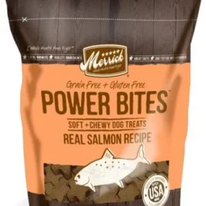 Merrick Treats Salmon Recipe Soft and Chewy Dog Treats - 6 oz Bag