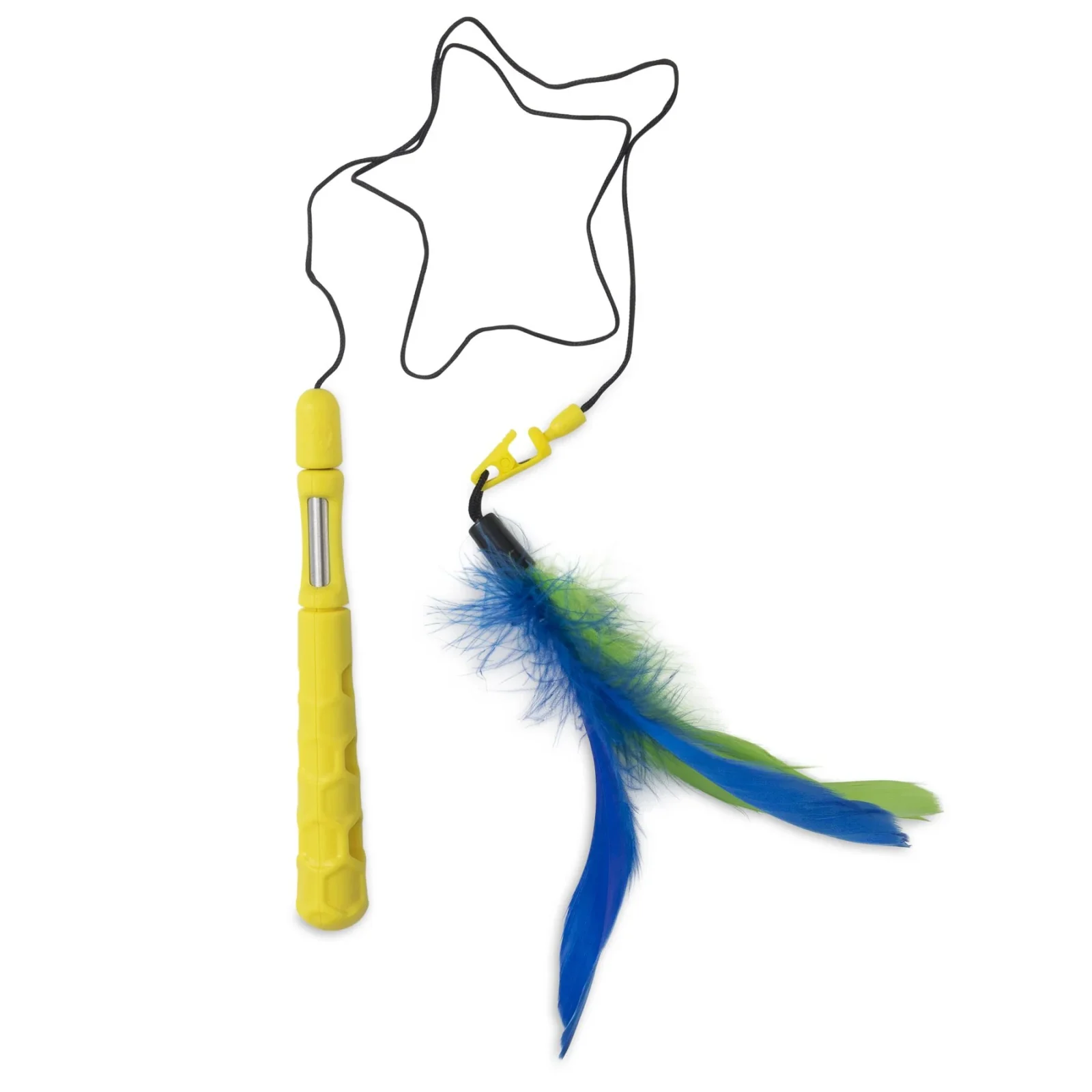JW Flutter-ee Feathers Telescopic Cat Wand - Image 2