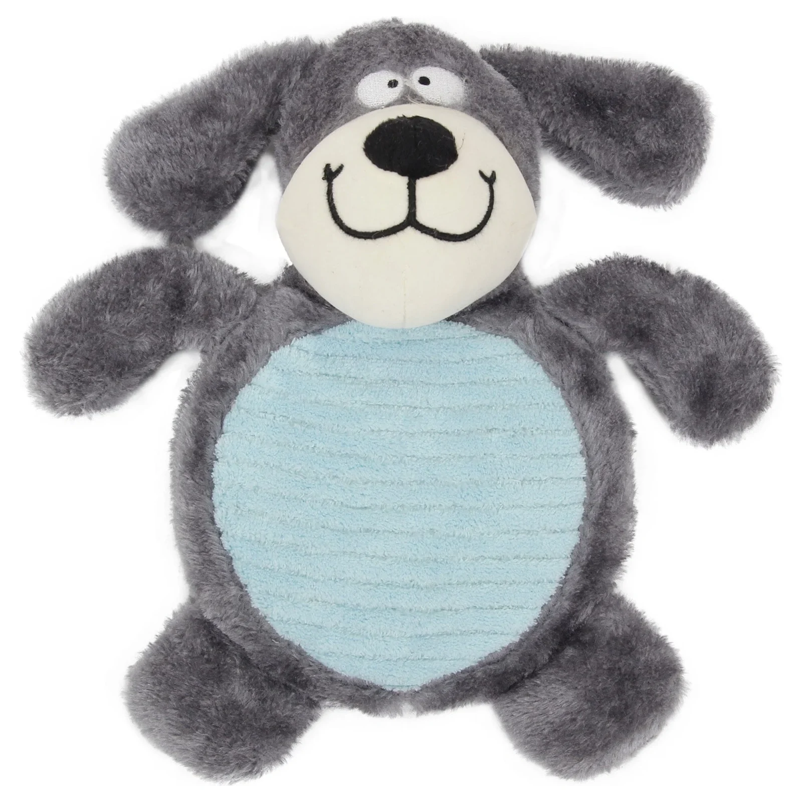 Pet Life ® 2-piece Dual Squeaker and Plush Animal Dog Toy Set - Image 2