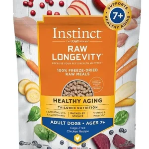 Longevity Healthy Aging Chicken Bites Adult 7+ 100% Freeze-Dried Raw Dog Food