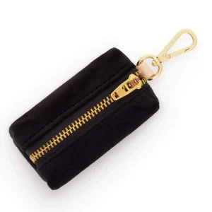 Black Velvet Waste Bag Holder