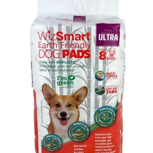 WizSmart Earth Friendly Dog Pads Ultra, 30-Count