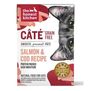 Honest Kitchen CATE Salmon Cod Wet Cat Food - 5.5 Oz - Case of 12