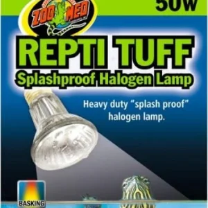 Zoo Med Laboratories 50 Watt Repti Tuff Splashproof Halogen Lamp