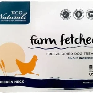 KCC Naturals Farms Chicken Neck Freeze-Dried Dog Treats - 3.4 oz Package