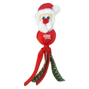Kong Wubba Santa Claus Toy for Dogs (Red)