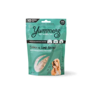 Yummers High-Protein Salmon and Lamb Recipe Freeze-Dried Dog Food