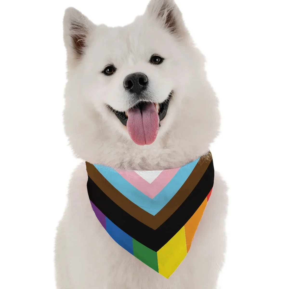 BanDoggie Progress Pride Dog Bandana - Celebrate Love All Year Round