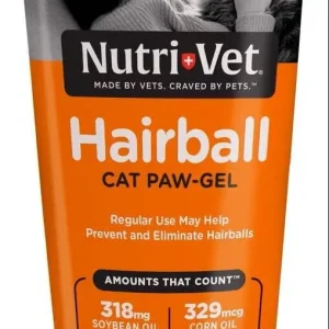 Nutri-Vet Cat Hairball Relief Paw-Gel Chicken Liver Flavor - 3 oz Tube