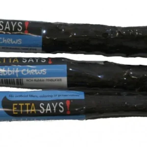Etta Says Dog Treats Crunchy Chew Rabbit - 7 Inches - 20 Count