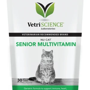 Vetriscience Labs NuCat Senior Cat Chewable Cat Supplements - 30 ct Pouch