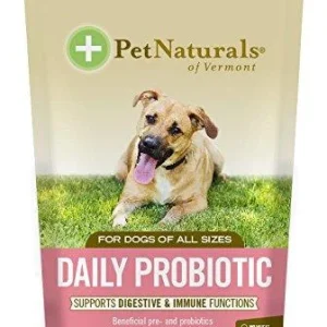 Pet Naturals of Vermont Daily Probiotic Dog Supplements - 60 ct Pouch