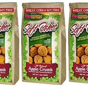 K9 Granola Granola Soft Bakes Apple Crumb Crunchy Dog Treats - 12oz