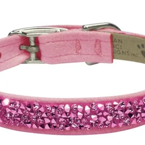 Susan Lanci Pink Crystal Rock Collection Collar