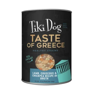 Tiki Dog Taste of the World Mediterranean Influence Canned Dog Food - 12 oz Can - Case of 8