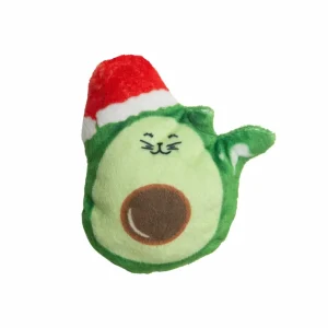 SnugArooz Avocato with Santa Hat (with Catnip) -4 in