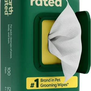 Earth Rated Dog Grooming Wipes Lavender - 100 Count