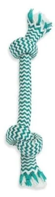 Mammoth Pet Products 2-Knotted Bone Extra Fresh Dental Floss Mint Scent Rope Tug Dog Toy