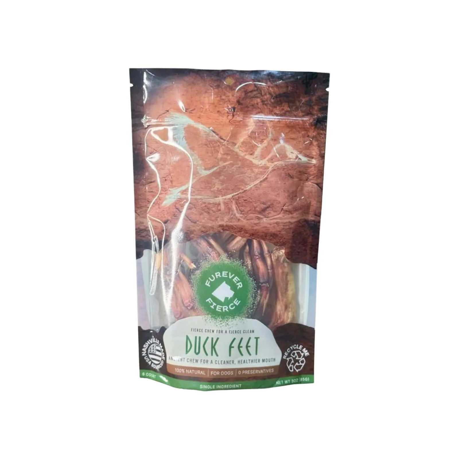 Furever Fierce Duck Feet Treats for Dogs