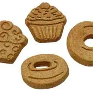 Wet Noses Treats Howlin' Goodies Cranberry Cupcake Doughnut BULK Crunchy Dog Treats - Case of 10 lb