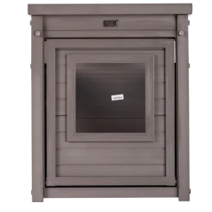 New Age Pet LitterLoo Litter Box Cover, End Table Gray (23.80" L x 18.50" W x 22.10" H)