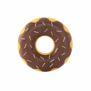 Zippy Paws Zippy Chocolate Tuff Donutz Plush Toy for Dogs