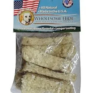 Wholesome Hide Apple Chunkees Dog Natural Chews - 6 oz Bag