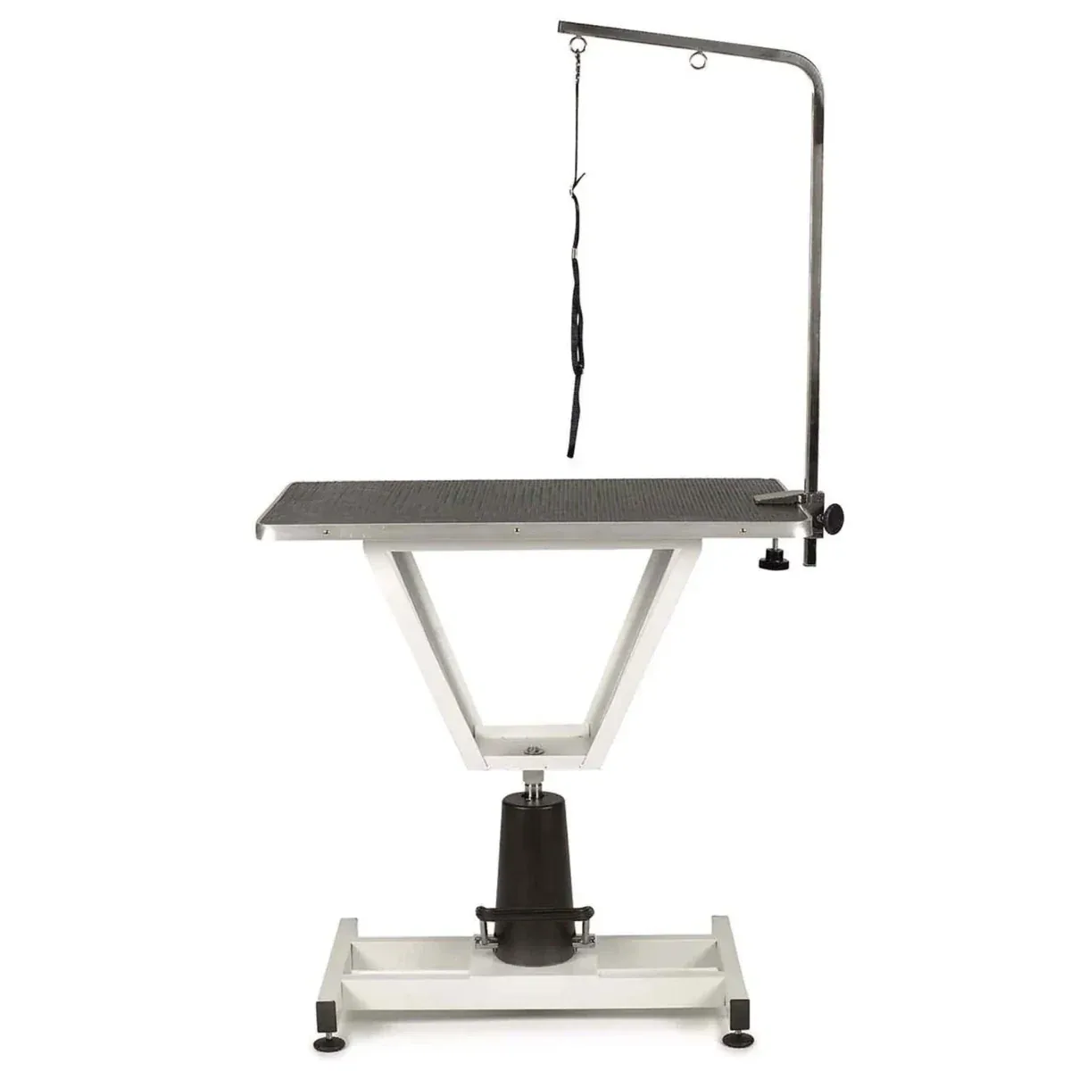 ME Value Lift Hydraulic Table White