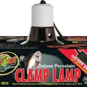 Zoo Med Laboratories 150 Watt Deluxe Porcelain Clamp Lamp - 8.5 Inch