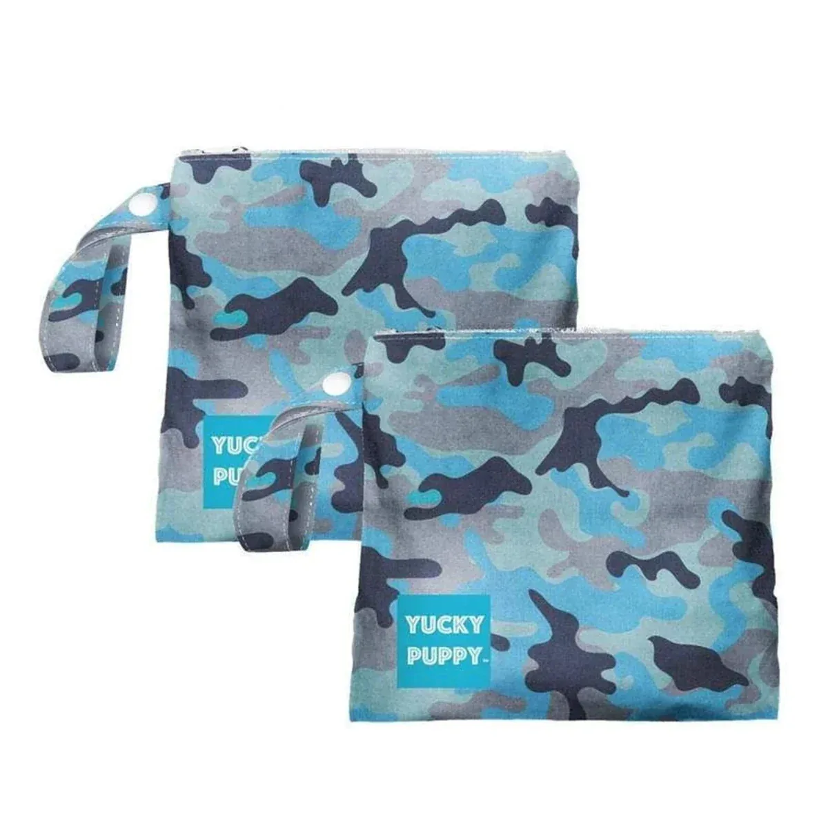 Blue Camo Dog Poop Bag Holders - Image 2