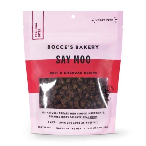 Bocce's Bakery SAY MOOOO Training Chewy Dog Treats - 6 Oz
