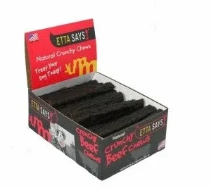 Etta Says Dog Treats Crunchy Chew Duck - 4 Inches - 36 Count