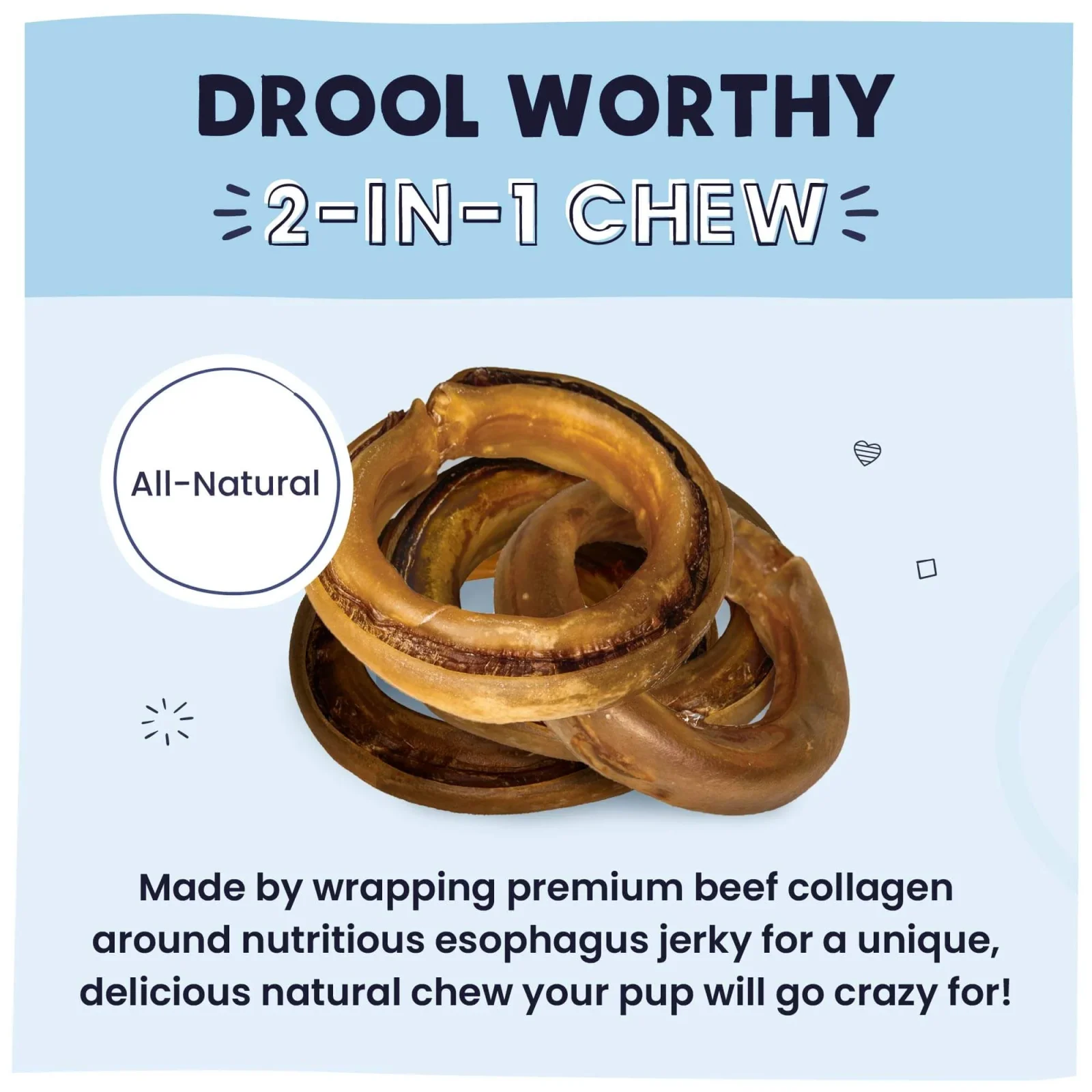 Collagen Wrapped Jerky Ring - Image 2