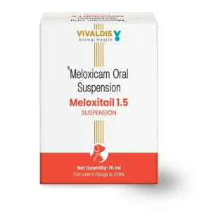 Vivaldis Meloxitail Meloxicam 1.5mg Oral Suspension for Dogs and Cats