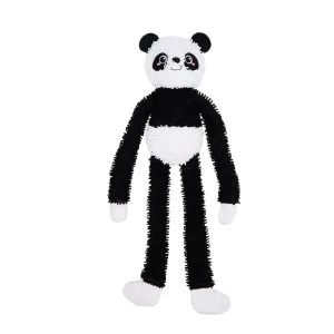 Fofos Panda Long Body Tough Plush Toy for Dogs