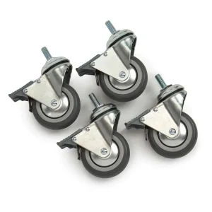 Master Equipment Casters for Professional Grooming Equipment - Set of 4